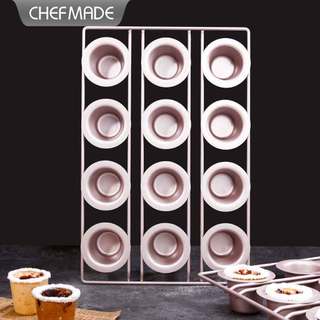 Chefmade Champagne vàng đế rắn 12 cốc dây phồng giá chống dính Yorkshire bánh nhà lò nướng khuôn WK9986
