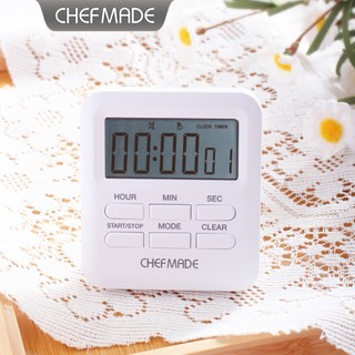 Hẹn giờ đa chức năng kỹ thuật số CHEFMADE Hẹn giờ đếm ngược nhà bếp an toàn điện tử WK10000