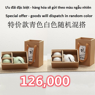 Bộ ấm chén trà bằng gốm phong cách nhật bản