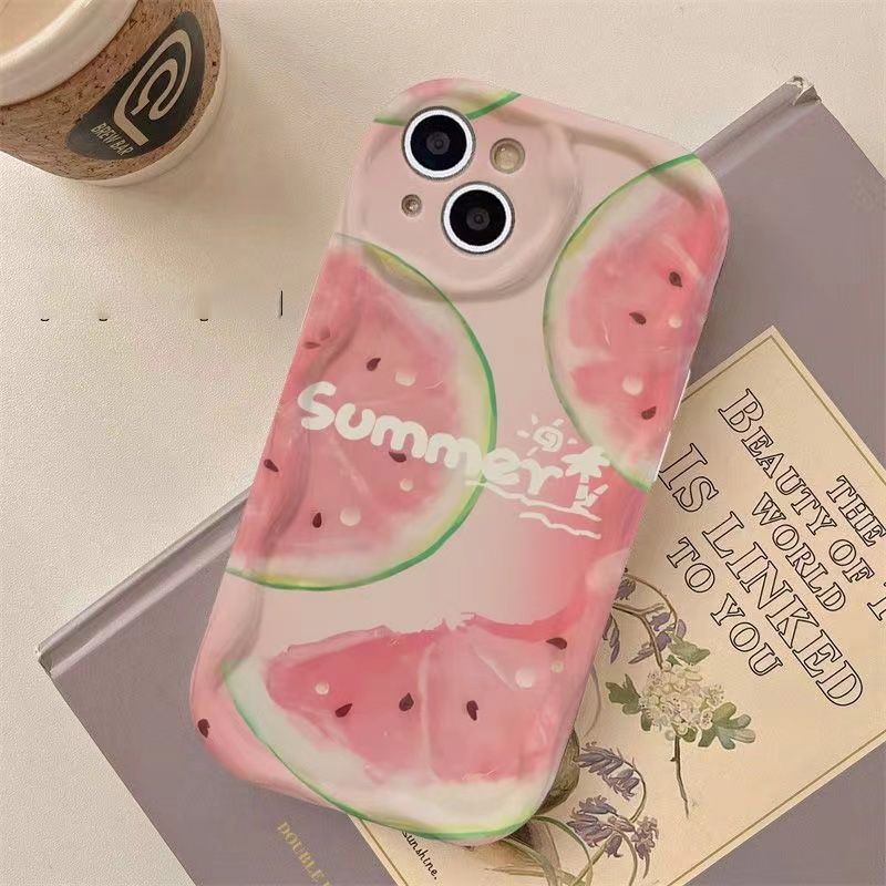 Suitable for OPPO mobile phone case Reno8/Reno7pro/reno6/7z/5 new watermelon mobile phone case soft 