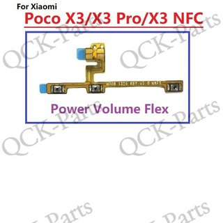 Nút nguồn mới flex cho POCO X3 Pro NFC bật tắt Nút âm lượng flex