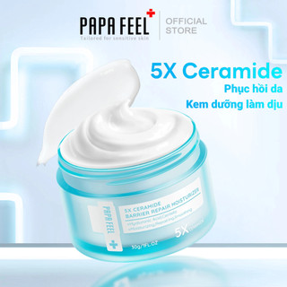 PAPA FEEL Kem dưỡng làm dịu 30g 5X Ceramide Phục hồi các triệu chứng tổn thương hàng rào bảo vệ da như mẩn đỏ, dị ứng và mụn trứng cá