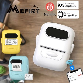Máy In Nhãn Nhiệt Mini P50 12-57mm Máy In Thẻ Di Động Không Mực Máy Dán Nhãn Không Dây Bỏ Túi Adheisve Miếng Dán Máy In
