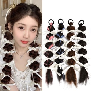  Tóc Giả Bím Tóc Giả Cho Nữ Bé Gái Đôi Đuôi Ngựa Tóc Nhân Tạo Ruy Băng Bong Bóng Bím Tóc Ngọt Ngào Và Mát Ba Lê Phong Cách Xoắn Bím Tóc Giả Thời Trang Phụ Kiện Tóc 