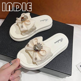 INDIE dép nữ dép bánh mì  2024 HOTSALE Giày lỗ bánh mì dễ thương Hiện đại Đa dụng Đế chống sốc Lịch lãm FDL24408BE 14Z240403