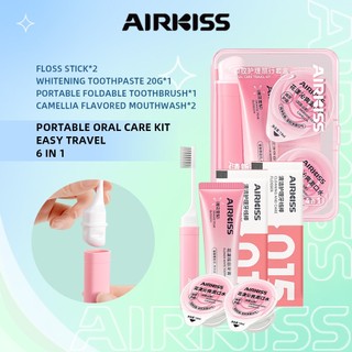  Bộ chăm sóc răng miệng AIRKISS dành cho du lịch 6 cái / bộ