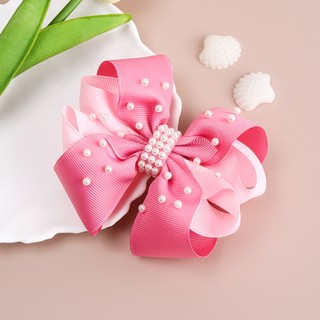 1 Ngọc Trai Grosgrain Ruy Băng Nơ Tóc Kẹp Tóc Cho Trẻ Em Bé Gái Kẹp Tóc Thời Trang Phụ Kiện Tóc Cho Bé Gái Kẹp Tóc Cho Tóc