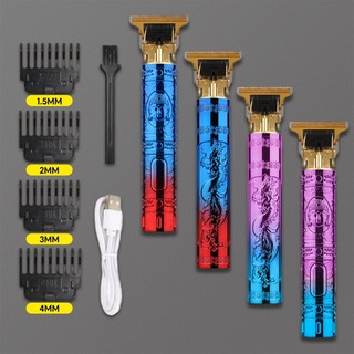 Electric Hair Clipper, USB Cordless Professional Hair Clipper, T-Blade Hair Clipper, Hair Cutting Kit with Hair Cutting Guide Combs, Holiday Gift for Him