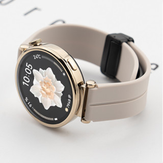 18mm Thích hợp cho Huawei Watch gt4/gt5 (41mm) GT3 / GT2 / pro Dây đeo silicon watch3 / 4 Khóa từ tính 22mm20mm Dây đeo thể thao