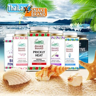 Thái Lan Rắn Thương Hiệu Rắn Bột Talcum Bột Nhiệt Prickly Trẻ Em Người Lớn Nam Nữ Chống Mồ Hôi 140g，Phấn rôm em bé, phấn mát, phấn chống mồ hôi,