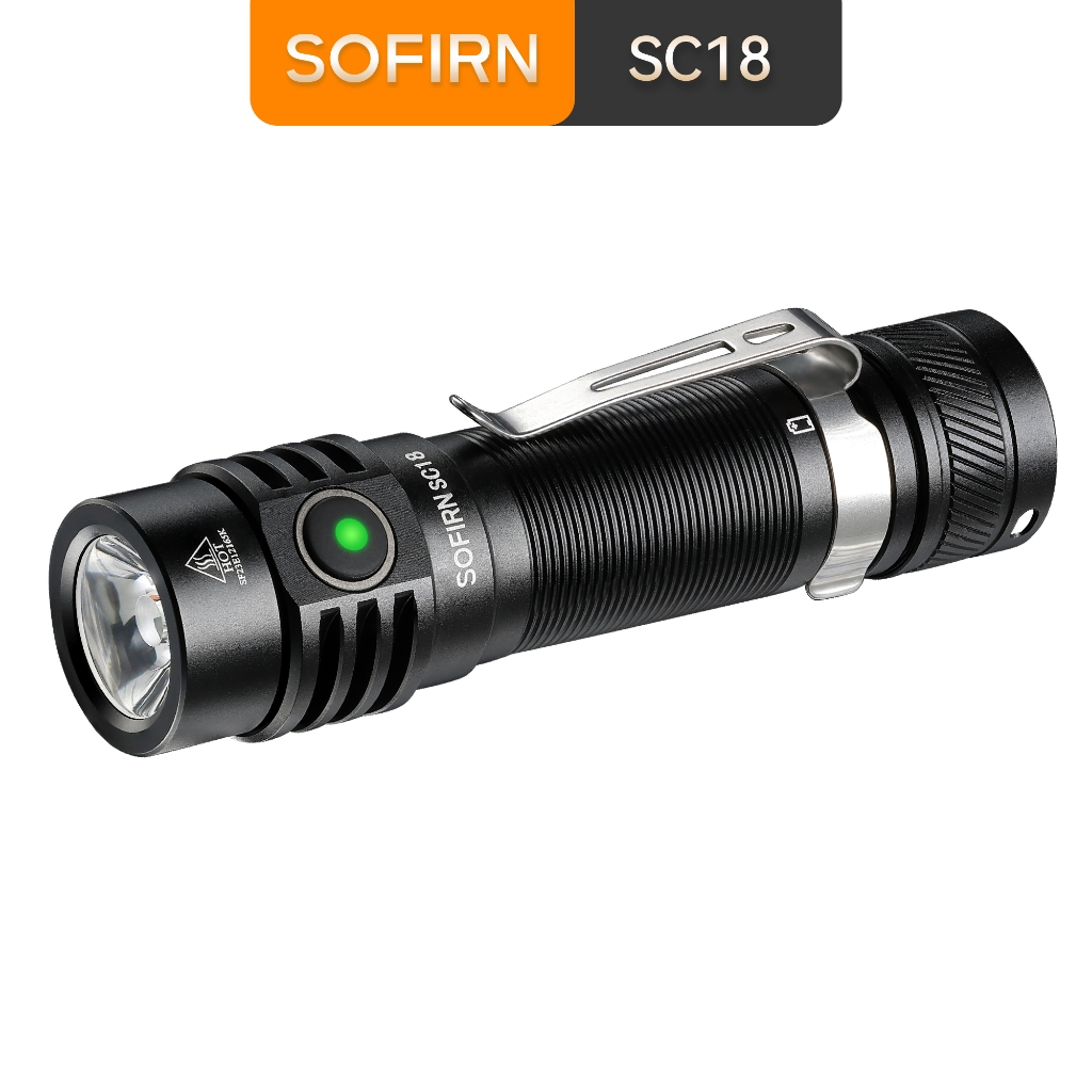 Đèn Pin Sofirn SC18 USB Type C Siêu Sáng 20W SST-40 LED 1800 lumens Chất Lượng…
