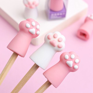  Languo Cat Paw mini bút chì mài Cat Claw pencil mài dễ thương sinh viên bút chì mài sáng tạo văn phòng phẩm quà tặng 