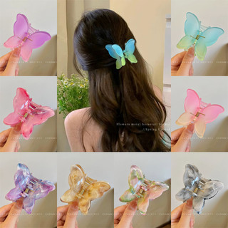 Kẹp tóc bướm màu Gradient Hàn Quốc mới