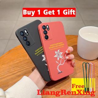 Ốp lưng oppo reno 6 4g oppo a16 oppo reno 6z 5g oppo reno6 z 5g Vỏ điện thoại Vỏ mềm Bảo vệ silicon lỏng Mịn chống sốc Ốp lưng thiết kế mới Phim hoạt hình hoa YTXSHD02