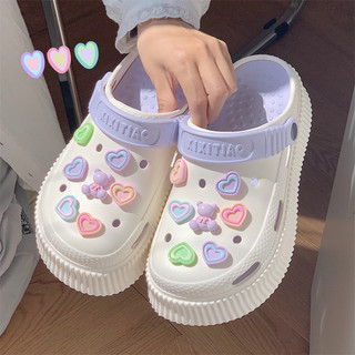 CHANGLONG  dép sandal nữ dép bánh mì nữ dép bánh mì Chống Trượt Đẳng cấp Phá cách Kiểu dáng độc đáo Chống thấm nước Thể thao Màu sắc đa dạng FDL2440ABN 15Z240408
