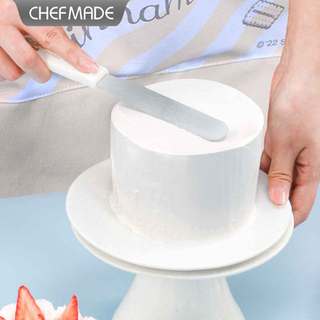 Chefmade Dụng cụ làm bánh kem bơ bằng thép không gỉ thìa trang trí dụng cụ làm bánh gia dụng, thìa làm bánh quế cho chó thìa 4 "S / S Thìa bánh CL5033