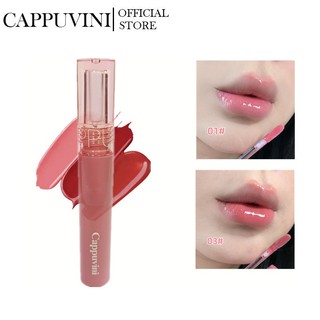 Cappuvini 6 Màu Gương Nước Son Bóng / Son Dưỡng son Bóng / Son Môi Lỏng Trang Điểm Nữ Lâu Dài Son Bóng Son Môi