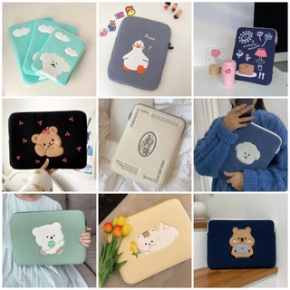 Túi Đựng Bảo Vệ Laptop  Chống Sốc Thêu Họa Tiết Dễ Thương