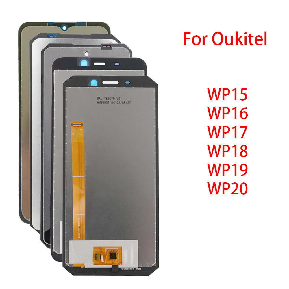 Màn hình LCD được kiểm tra 100% cho Oukitel WP15 WP16 WP17 WP18 WP19 WP20 Màn hình LCD Màn hình cảm 