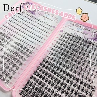 sách Lông Mi Giả Derf 360 mi cụm tự nhiên 10-13mm Có Thể Tái Sử Dụng/eyelashes/mi giả lúa mì/Có keo