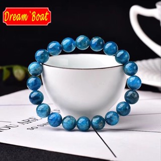 Blue Apatite Natural Crystal Bracelet,Vòng tay pha lê tự nhiên Apatit màu xanh Hạt pha lê Vòng tay nữ   nam Vòng tay đá quý Vòng tay phong thủy Vòng tay đá tự nhiên Trang sức thời trang và thanh lịch 