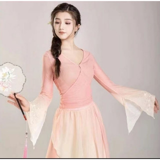 Trang phục khiêu vũ cổ điển Trang phục khiêu vũ cổ tích thanh lịch Khiêu vũ Trung Quốc Gạc Thực hành Trang phục biểu diễn Trang phục