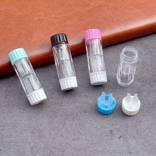Hộp đựng ống kính tiếp xúc màu Irislens Chai ống kính Màu sắc ngẫu nhiên