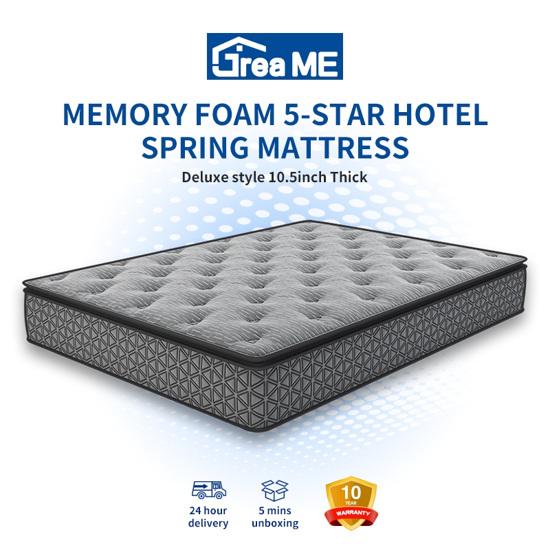 Nệm Foam Dreame Mattress 26cm nệm lò xo Dành riêng cho khách sạn 5 sao Mát mẻ và thoáng khí Bọt hoạt tính hai lớp