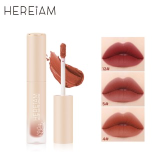 Son bóng HEREIAM mịn như nhung không khô môi với 12 màu bắt mắt 35g