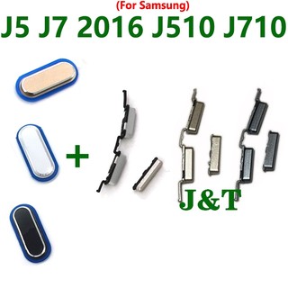3 Cái = 1 Bộ Dành Cho Samsung Galaxy J5 J7 2016 J510 J710 Bộ Chìa Khóa Bên Tắt Nguồn + Âm Lượng + Nút Home Key