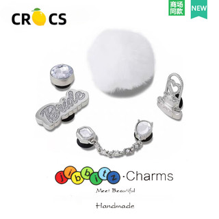 Jibbitz crocs Lỗ Giày Retro Kim Loại Giày Hoa Trang Trí Hàng Đầu Phụ Kiện Giày DIY Sáng Tạo Khóa Giày