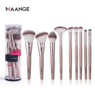 Set 8 cọ trang điểm MAANGE thiết kế chuyên nghiệp