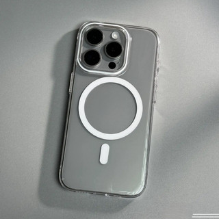 【Transparent Pc hard case/Ultra-thin/Orange】Ốp lưng compatible for iPhone 12 13 14 15 pro max case