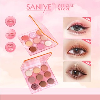  Saniye 9 Màu Bảng Phấn Mắt Mặt Highlighter Shimmer Glitter Eye Shadow E0949 