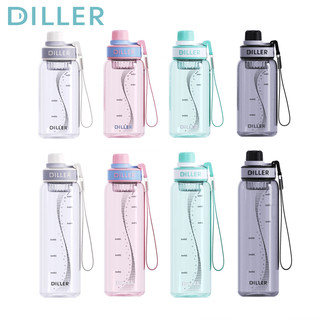 Bình Nước Diller Tritan Có Nắp Vòi, Bộ Lọc Trà Chống Rò Rỉ BPA Cho Uống Thể Thao (500 / 700ml) D2428