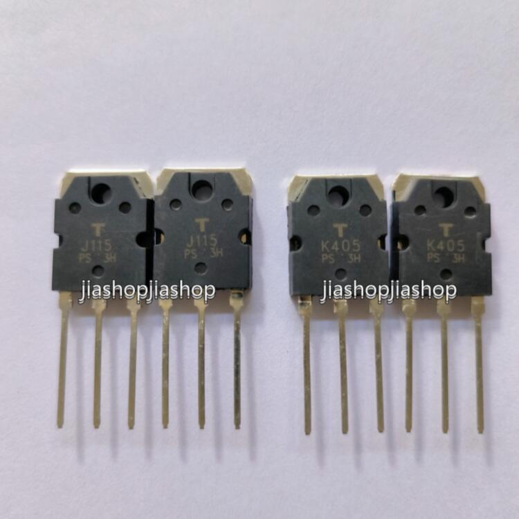 1 cặp = 2 chiếc K405 J115 (1 cái 2SK405 + 1 cái 2SJ115) mới chính hãng đang được giảm giá