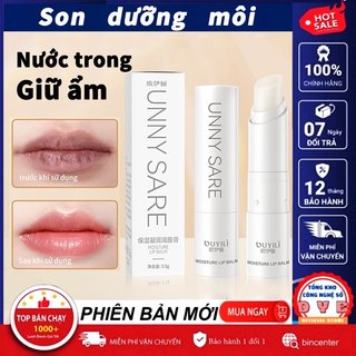 Son dưỡng môi Ouyili Lip Balm Son dưỡng môi dưỡng ẩm trong suốt không màu, làm mềm môi, giảm thâm đen và hồng môi 3,5g
