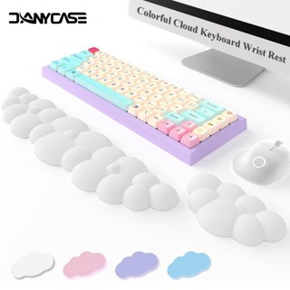  Bàn phím đám mây Phần còn lại cổ tay Da mềm Memory Foam Hỗ trợ cổ tay Đệm để dễ dàng gõ Giảm đau Công thái học Chống trượt 