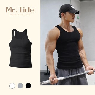 Áo thể thao sát nách cotton thấm hút mồ hôi thời trang mùa hè đơn giản dành cho nam