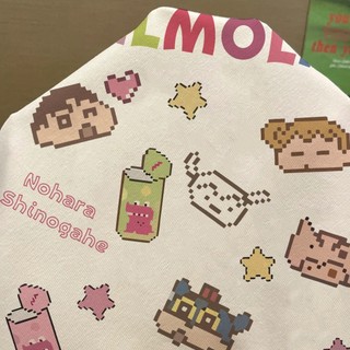 Anime dễ thương họa tiết pixel apricot Áo thun nữ cổ tròn mới đa năng hàng đầu 100% cotton