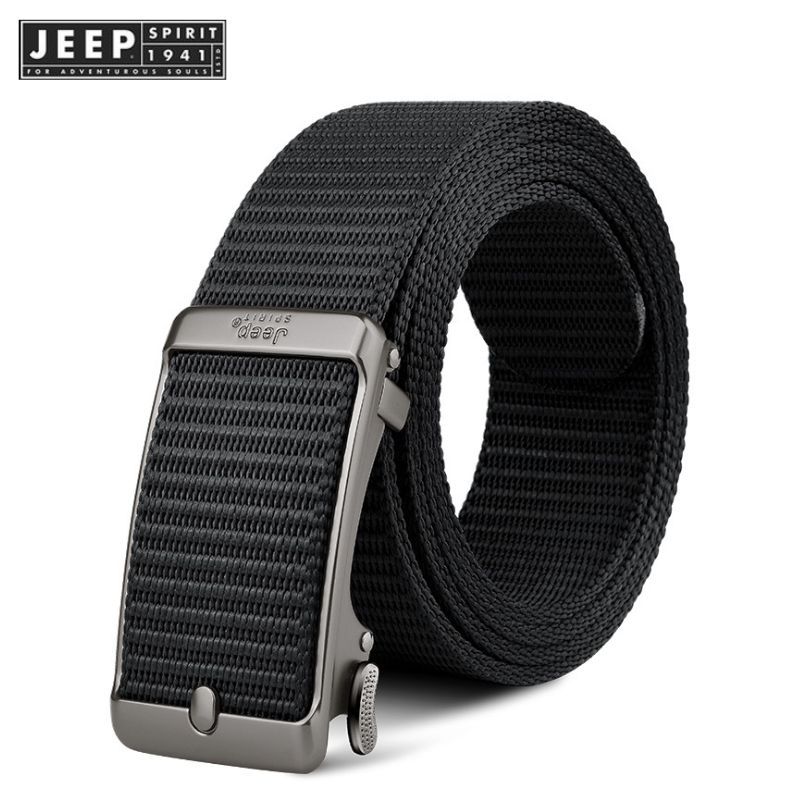 Thắt lưng JEEP SPIRIT 1941 ESTD vải canvas thời trang cao cấp cho nam