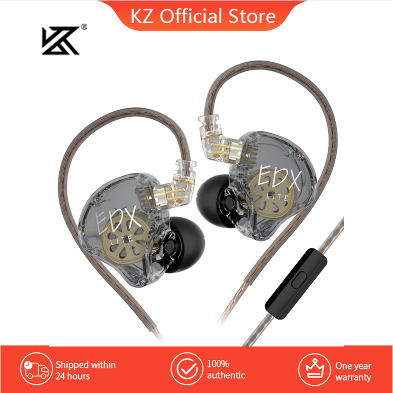 KZ EDX Lite in Ear Monitor Tai nghe khử tiếng ồn Tai nghe có dây IEM Gaming với Trình điều khiển độn