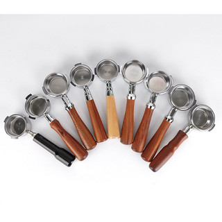 Breville / Delonghi Tay cầm máy pha cà phê không đáy kích thước 51mm-54mm-58mm, Tay pha không đáy - Cầm đầm tay chắc chắn