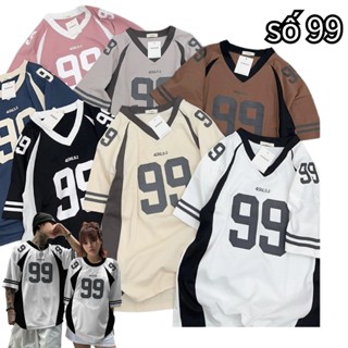  Áo thun rộng rãi cho nam và nữ No. Áo thun bóng rổ OVERSIZE 99 phong cách Hàn Quốc 