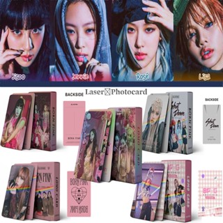 [Sẵn Sàng] 55 Cái / bộ BPINK BP Laser Photocard LISA JENNIE ROSE JISOO Album KPOP KPOP LOMO Card Bưu Thiếp