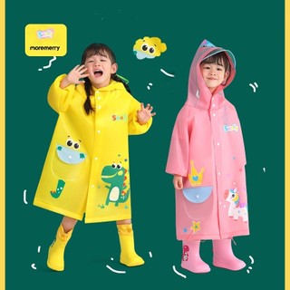 Chất lượng cao NHỎ dày và chống mài mòn khủng long nhỏ chống thấm nước và thoáng khí áo mưa trẻ em Thời trang học sinh đi học toàn thân hoạt hình chống mưa