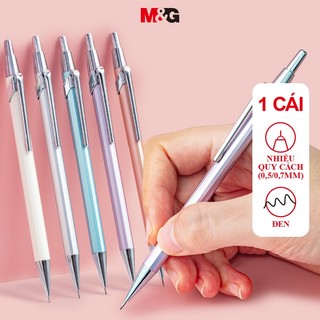 M&G Bút Chì Bút Chì Bấm Bút Chì Kim Tự Động Thanh Kim Loại 0,5 0,7 Bút Chì Loại Đẩy Lõi Chống Vỡ Kỳ Thi Bài Tập Về Nhà Vẽ Ghi Chú Bút Chì Cơ Khí Chì Chì