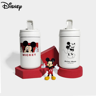 Disney 500ml Đen Trắng Line Mickey Đỏ Mickey Poster Thiết Kế Retro Cốc Cách Nhiệt