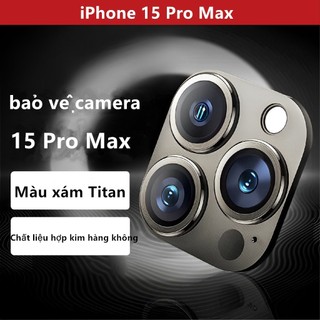 Nắp Bảo Vệ Ống Kính Máy Ảnh Bằng Kim Loại Titan Cho iphone 13 14 15 pro max 14 15 plus 14 15 plus