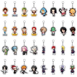 Móc khóa mặt dây chuyền Acrylic One Piece Naruto Death